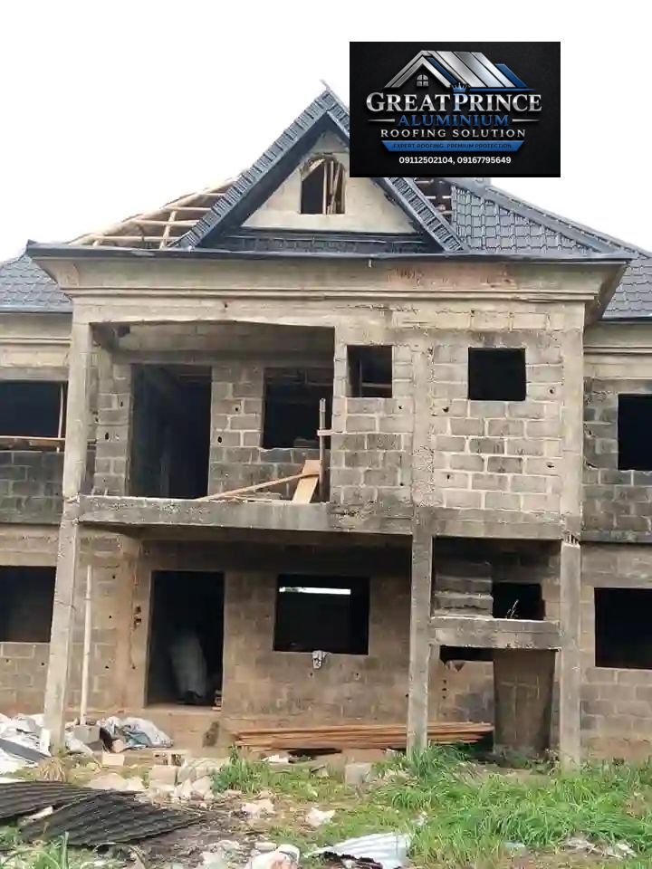 Aluminium roofing project completed by Great Prince
