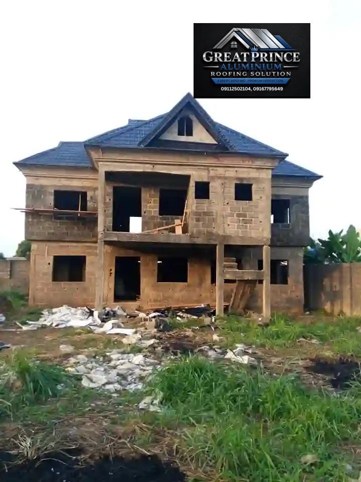 Aluminium roofing project completed by Great Prince