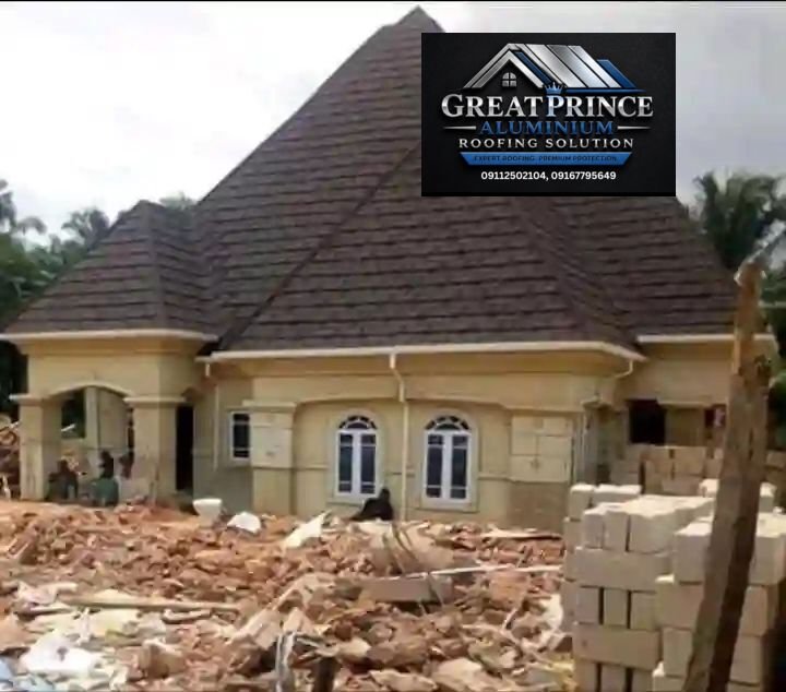Aluminium roofing project completed by Great Prince
